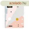 Spirlfzet vonalas STREET Pad A/4 100 lapos sznes mints