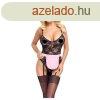 Cottelli - tltsz szobalny jelmez (fekete-pink)