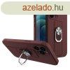 Ring tok szilikon tok Samsung Galaxy S21 ultra 5g barna