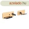 2 db-os falilmpa kszlet fekete fval, LED-del, USB-vel s 