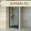 Welland RDD-90 ktszrny zuhanyajt - 90 cm - fekete profil