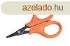 Fox Edges Titanium Braid Scissors Orange oll fonott zsinro