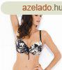 Claudette bikini fels, fekete