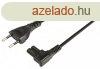 Euro Csatlakozs Kbel Euro Dugasz - IEC-320-C7 5.00 m Feke