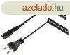 Euro Csatlakozs Kbel Euro Dugasz - IEC-320-C1 2.00 m Feke