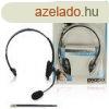 Headset Flre Illeszked RJ9 Beptett Mikrofon Fekete