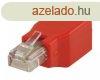 CAT5 Hlzati Adapter RJ45 (8P8C) Dugasz - RJ45 (8P8C) Aljza