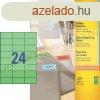 3450 Avery univerzlis cmke - zld 70x37mm