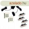 Rejtett LED vilgts faliszekrnyhez - 2 modul + 4 fnypont