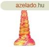 Metallic Anal - szilikon unikornis dild - 17cm (pink-arany)