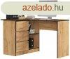 Sarok rasztal - Akord Furniture - 124 cm - kzmves tlgy 