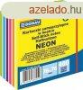 ntapad jegyzettmb, 76x76mm, 400 lap, DONAU, fehr s neon