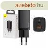 Baseus GaN2 Lite fali tlt, USB + USB-C, 65 W, EU (fekete)