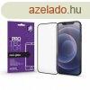 XPRO? Nano Glass kijelzvd fekete kerettel Apple iPhone 15