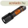 Neo LED CREE Zseblmpa, 20 W, 1500 lm, 6xAA, Fekete/Narancss