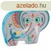 Djeco Formadobozos puzzle - Haathee, Asian elephant - 24pcs