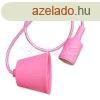 Szilikon minimal fggesztk (E27)- 1 gs- pink szn bra