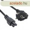 Akyga AK-NB-08C Power Cable Clover CU CEE 7/7 / IEC C5 1m