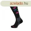 BLIZZARD-Viva Flowers ski socks junior,black/flowers Fekete 