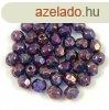 Cseh csiszolt goly gyngy - Crystal Purple Iris - 4mm