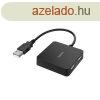 Hama USB HUB - 200121 V2 (4xUSB-A, USB 2.0, fekete)