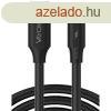 USB-USB-C kbel kt vggel 120W 3A 1m - fekete