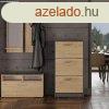 Riano MIX Paula cipsszekrny, 60x116x28 cm, antracit-tlgy