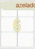 Etikett cmke univerzlis 99,1X93,1 mm kerektett sark 6 db