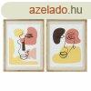 Kp DKD Home Decor 55 x 2 x 70 cm Absztrakt Skandinv (2 egy