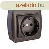 Dugaszol aljzat Solera Mural 2p+t Grafit 16 A 250 V MOST 75