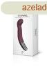  TITANZ 8" SILICONE RECHARGEABLE VIBRATOR IN RUBINE RED