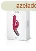  TITANZ 7" SILICONE RECHARGEABLE VIBRATOR IN PINK 