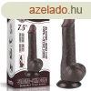  7.5&#039;&#039; Sliding Skin Dual Layer Dong Black 