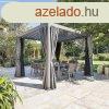 Kerti alumnium pavilon MEGAN 4x3 m (grafit)