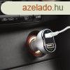 Auts szivargyjt adapter - 2 x USB - fehr