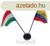 Nemzeti s Ecuador zszlk asztali tartval