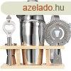 Bartender mixer kszlet 7in1, bambusz tartval