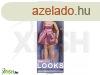 Barbie Looks: Pasztell kollekci - Barbie baba pink ruhban