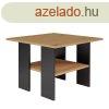 Moderna dohnyzasztal, tlgy-fekete