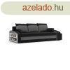 Monviso kanapgy polccal s 2 db puffal, norml szvet, hab