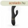 Dorcel Glam Rabbit - akkus, csiklkaros vibrtor (fekete)