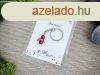 Szeretettel piros angyal medlos kulcstart