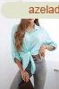 Pamut muszlin ing/blz modell 65622 menta