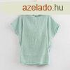 Gyermek muszlin poncs New Baby Feeling mint 80 cm