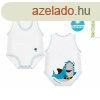 J Bimbi kombidressz 0-36 h biopamut Summer Sealife Blue Fis
