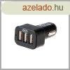 Alca | szivargyjts USB eloszt | 3 port | fekete 510510