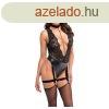 Noir Libido - body harisnyatartval (fekete)
