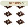 6 darabos modern, stt bronz szn, llthat sllyesztett 