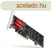 AXAGON PCEM2-ND PCIE 2X NVME M.2 Adapter