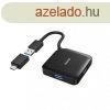 Hama 4 Ports USB 3.2 USB Hub Black + USB Type-C Adapter